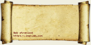 Jakov Velebit vizit kartica